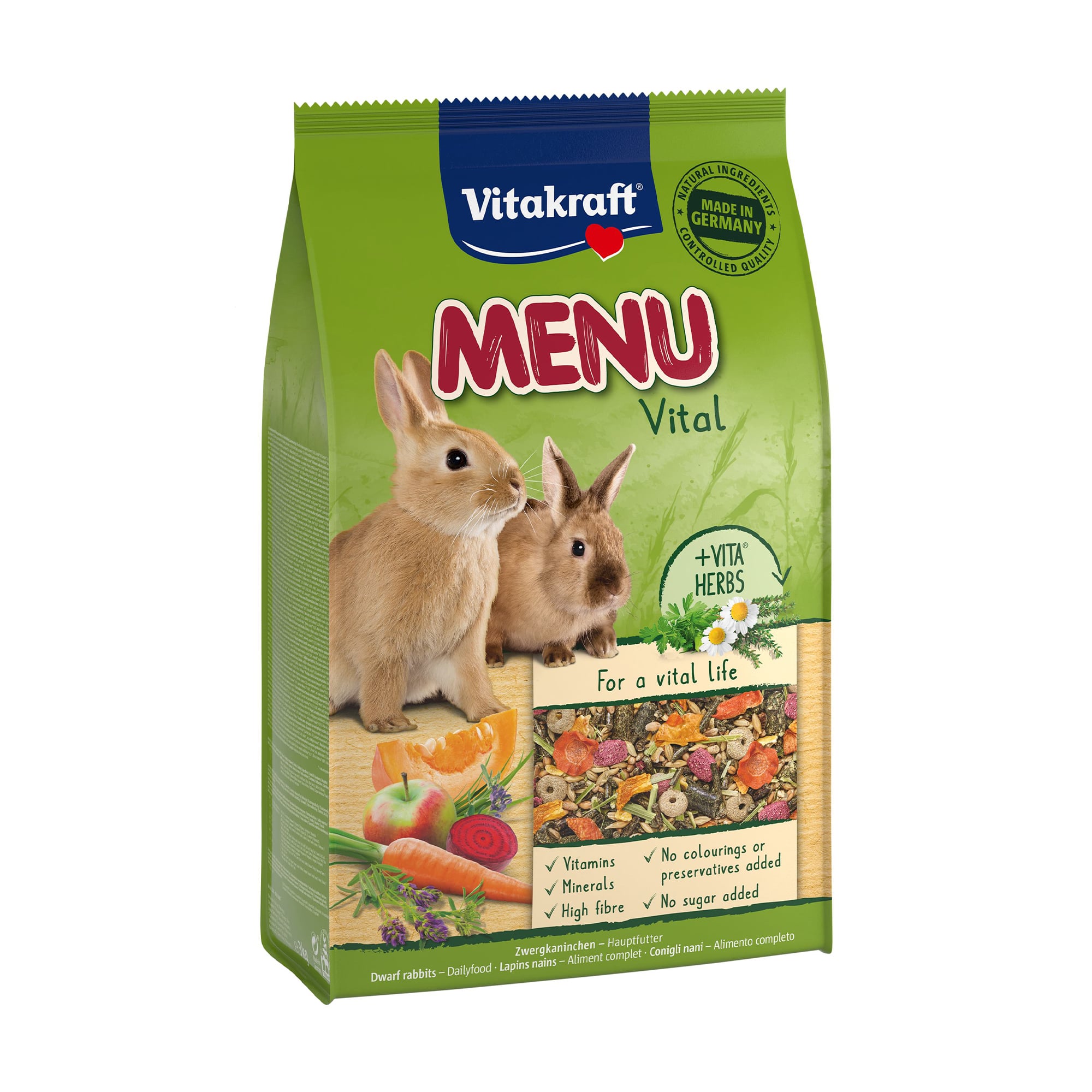 Корм для кроликів Vitakraft Menu Vital, 3 кг